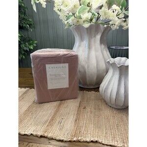 Queen 600 Thread Count Sateen Sheet Set Light Adobe Clay - Casaluna NEW